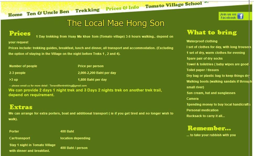 The Local Mae Hong Son 아파트 외부 사진